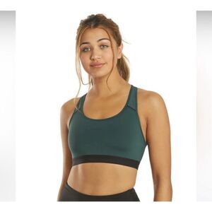 Free people FP Movement Women's Racerback Move Me Sports Bra Green Small NEW